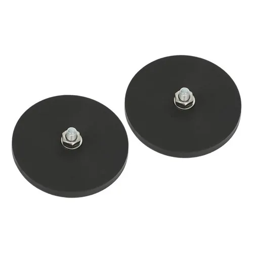 Fixador Magnético Ímã Neodímio 88mm Emborrachado Barra Led