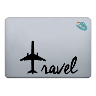 Calcomanía Sticker Para Laptop Travel Avión Mod2 Calcomanía Sticker Para Laptop Travel Avión Mod2