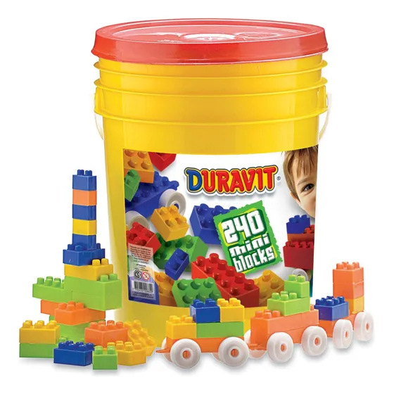 Bloques Para Armar Duravit Balde De 240 Piezas  