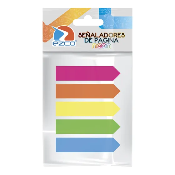 Nota Adhesiva Ezco Neon Liso Color Surtido