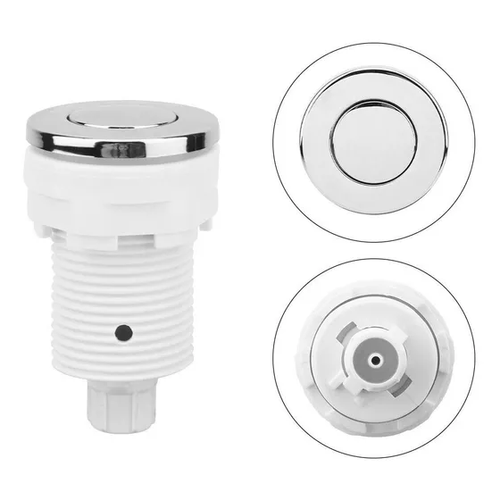 Boton Pulsador Para Jacuzzi Spa Hidromasaje Neumatico Blanco