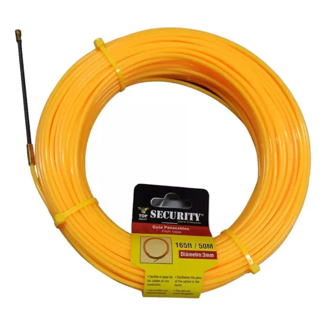 Guía Pasacable Guaya Cinta Pasa Cable 50 Metros Diámetro 3mm