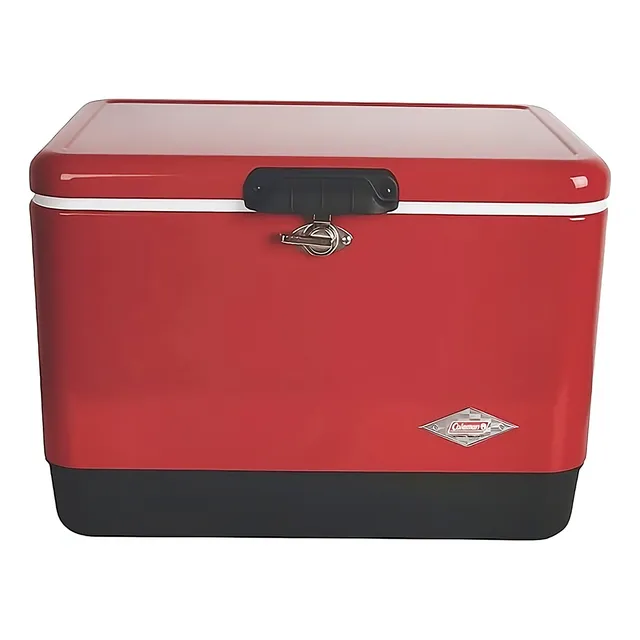 Cava Coleman Vintage 54 Qt Con Cinturón De Acero
