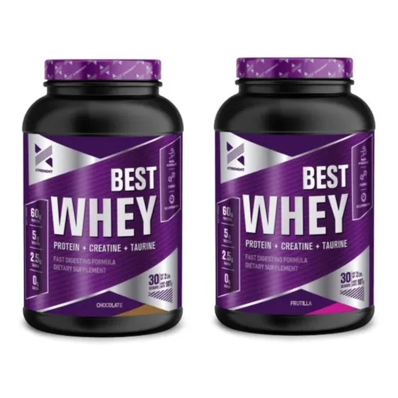 Combo Xtrenght Proteina 2x1 Whey Protein Best 4 Lb