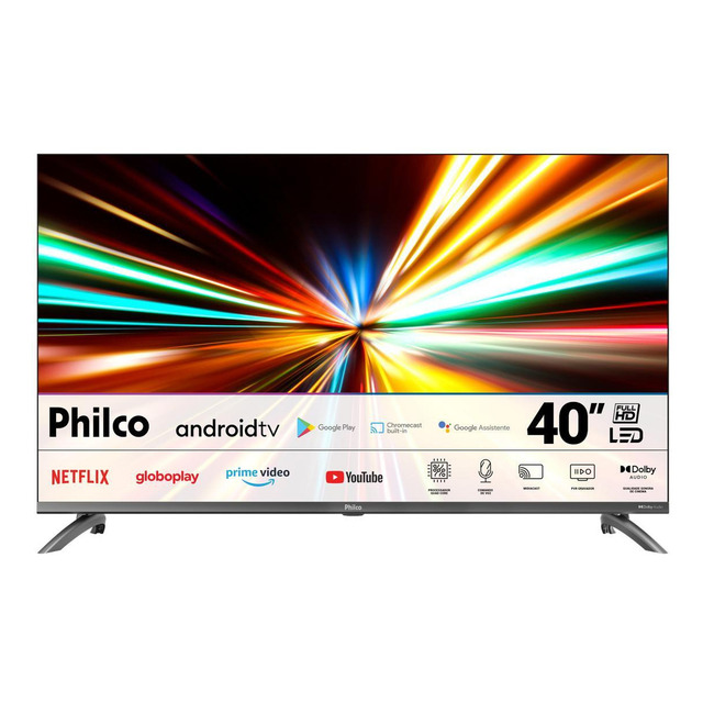 Smart Tv Philco 40 P40saa Led Android 11 Tv Hdr10 Dolby Audio 110/220v Smart Tv Philco 40 P40saa Led Android 11 Tv Hdr10 Dolby Audio 110/220v