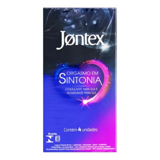 Preservativo Jontex Orgasmo Sintonia (kit 4x4=16camisinhas) Preservativo Jontex Orgasmo Sintonia (kit 4x4=16camisinhas)