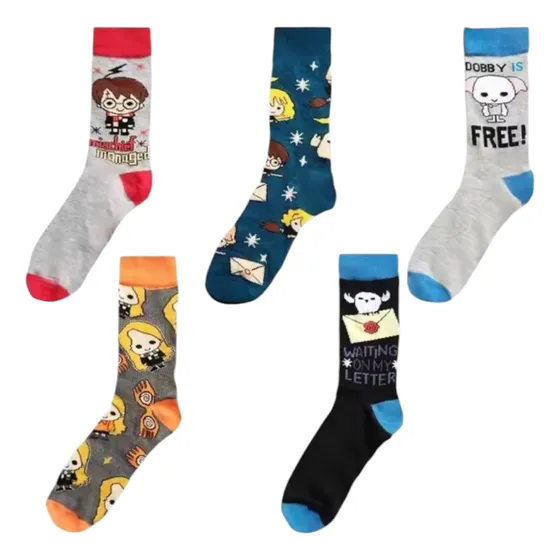 Set 5 Pares De Calcetines Harry Potter Varios 36-38