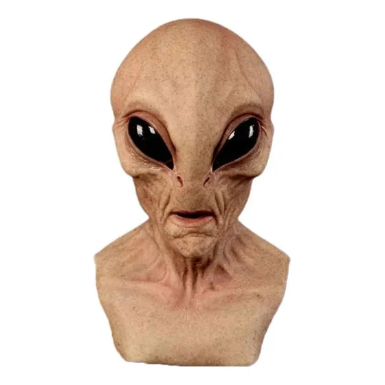 Mascara Alien De Terror Realista - Latex Halloween