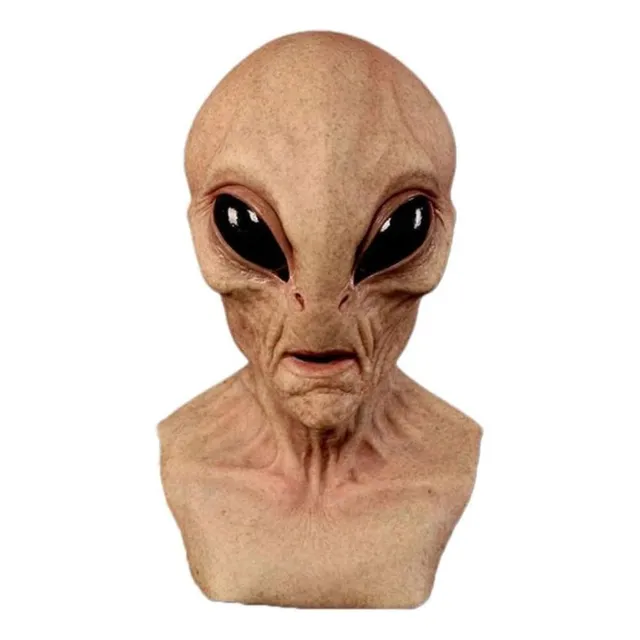 Mascara Alien De Terror Realista - Latex Halloween