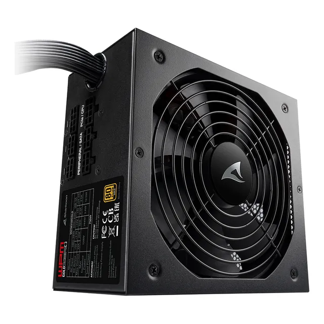 Fuente De Poder Atx 2.3 Wpm Gold Zero 750w Sharkoon Negro
