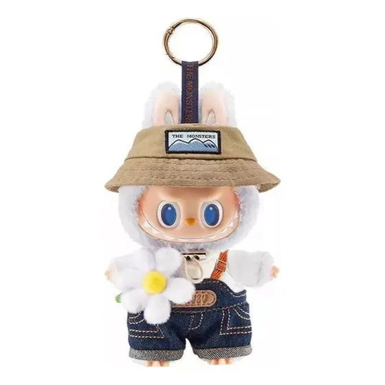 Hpara De For Labubu Macaron Monsters Vinilo Peluche Llavero