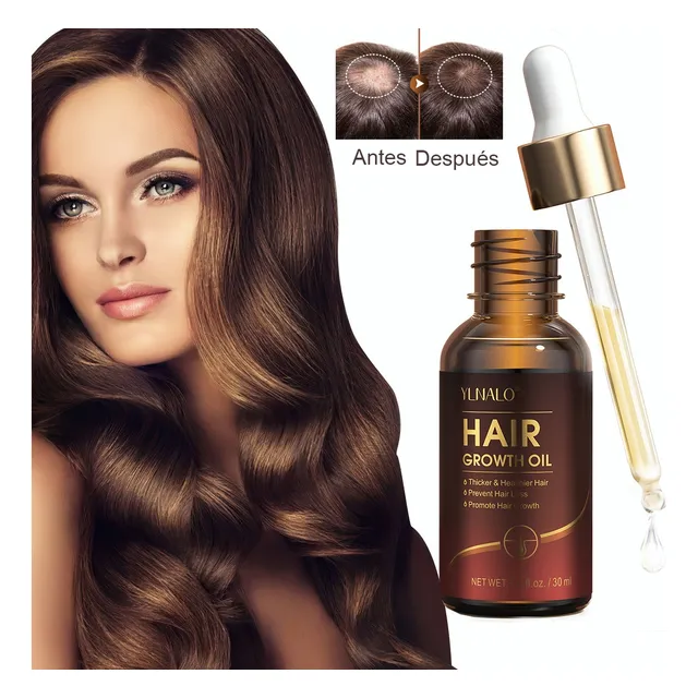 Aceite Con Biotina Y Ricino Para Crecimiento Cabello 30 Ml