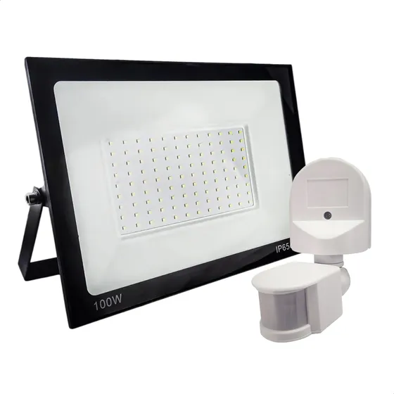 Reflector Con Sensor De Movimiento 100w Led 3 Funciones Ip65
