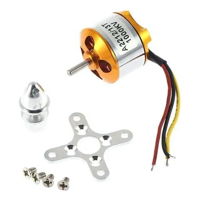 Motor A2212/13t 1000kv, modelo de dron sin escobillas, modelo de avión/potencia A2208/17t/1100kV