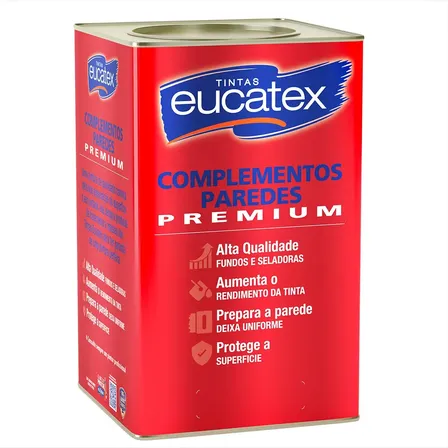 Selador Acrílico Branco Premium Maior Rendimento Eucatex Acabamento Fosco