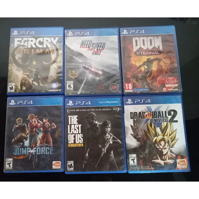 Juegos De Play 4. Jump Force, Xenoverse 2, The Last Of Us ..