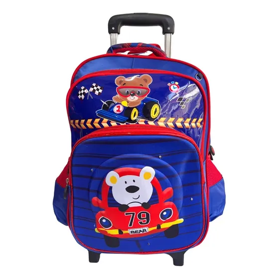 Mochila Con Carro Desmontable Lunchera Cartuchera Infantil