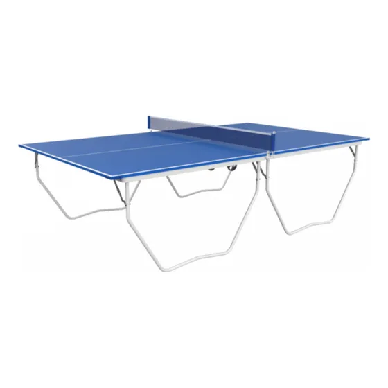 AGM Profesional Mesa de ping pong color azul fabricada en MDF 2.74m x 1.52m