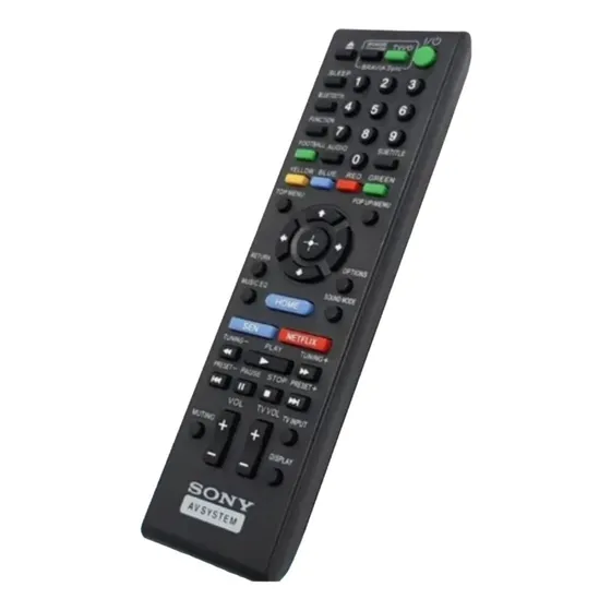 Control Remoto Para Bluray Sony Home Theater Nuevo 
