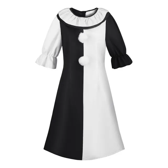 Disfraz De Halloween De Terrifier Blanco Negro Cosplay Joker
