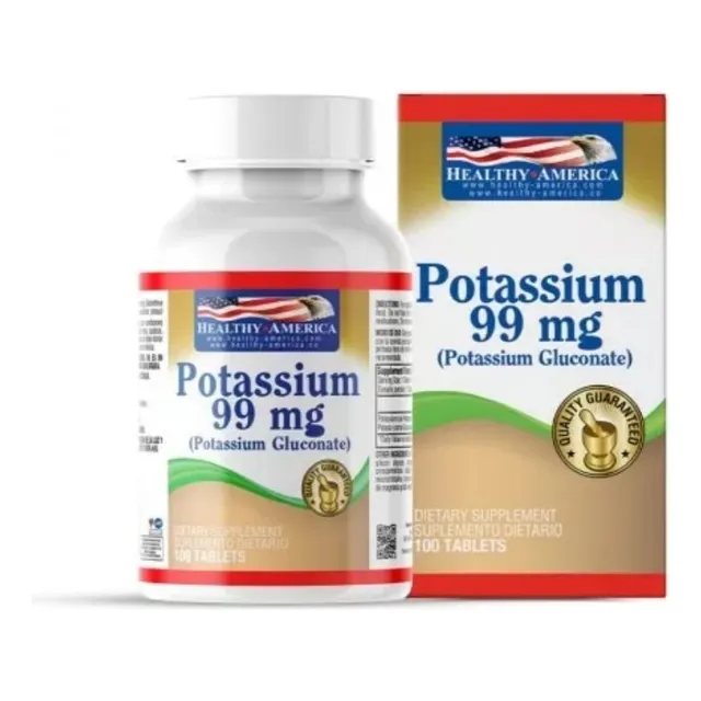 Potasio 99mg X100 Healthy America - Unidad a $320