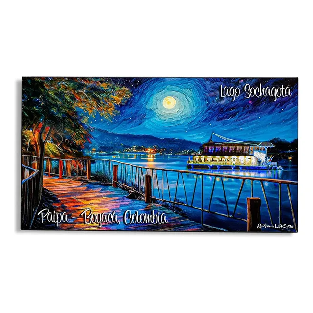 Imanes Decorativos Colección Boyacá Estilo Pintura Unidad