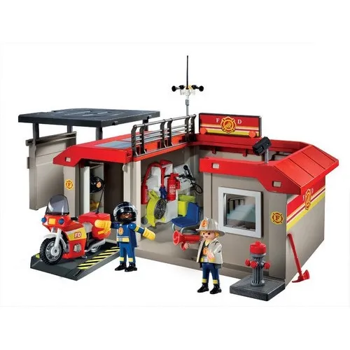 Playmobil 5663 Estacion De Bomberos Portátil City Action  :)