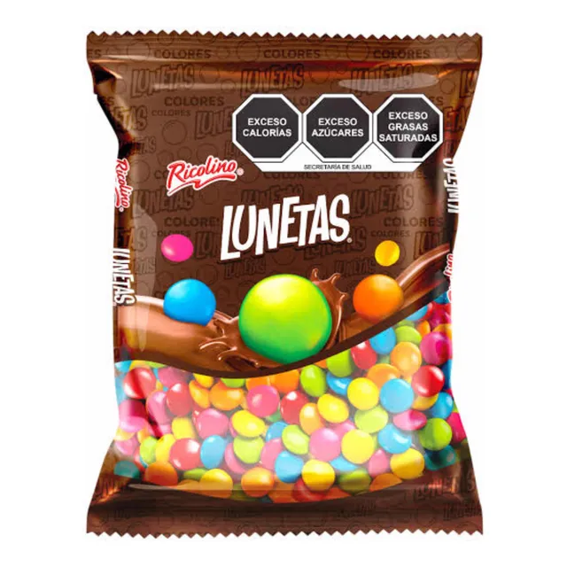 Lunetas De Chocolate Ricolino 500g