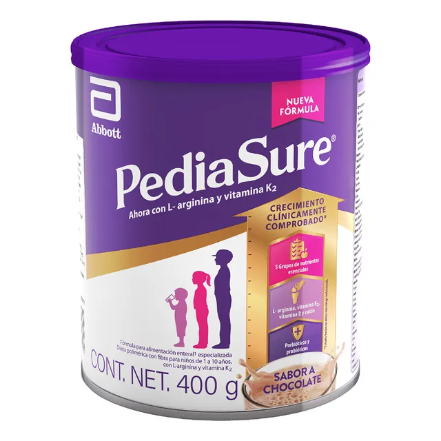 Suplemento Pediasure Sabor A Chocolate, En Polvo, De 400g
