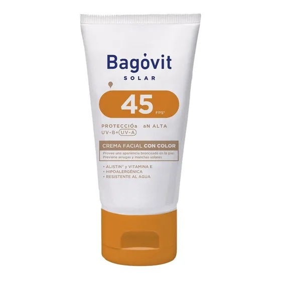 Bagóvit Solar Facial Con Color Fps 45 50grs