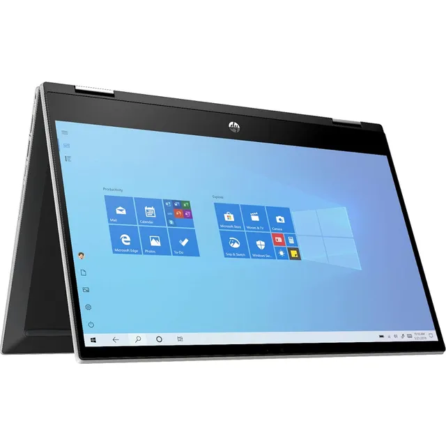 Laptop 2 En 1 Hp Pavilion X360 14m-dw1013dx, Intel Core I3 Plateado