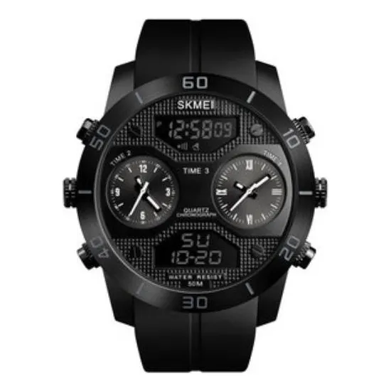 Reloj Deportivo Skmei Caballero 1355 Hora Triple Contra Agua