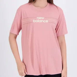 New Balance Camisa New Balance Linear Performance Feminina Rosa Rosa - GPor Futfa