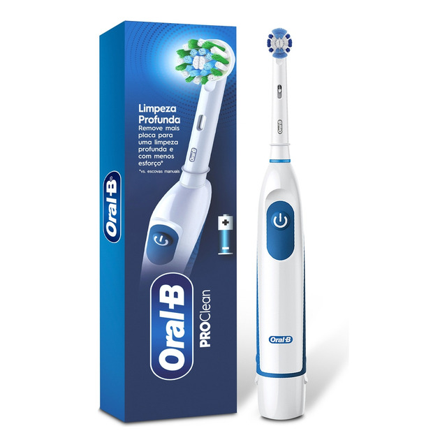 Oral-b Power Precision Clean Escova De Dentes Elétrica Com 2 Pilhas Cor Branco E Azul Oral-b Power Precision Clean Escova De Dentes Elétrica Com 2 Pilhas Cor Branco E Azul