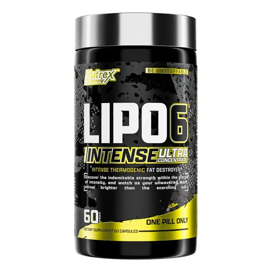 Nutrex Lipo-6 Black Intense Quemador De Grasa 60 Cápsulas