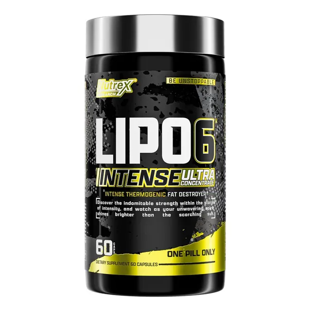 Nutrex Lipo-6 Black Intense Quemador De Grasa 60 Cápsulas