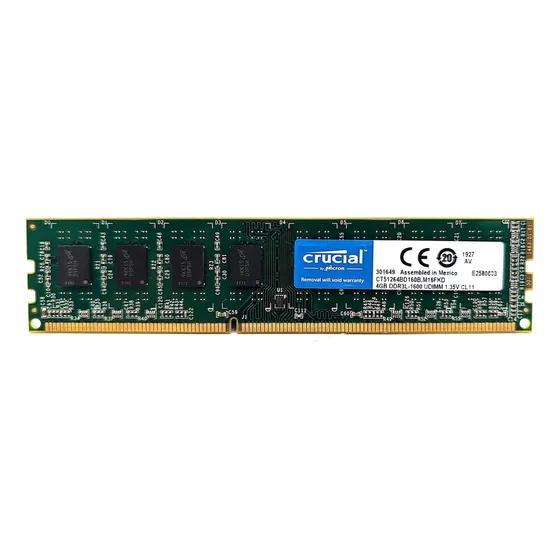 Memoria Ram Para Pc Ddr3 4gb 1600mhz Pc3l-12800 1.35v