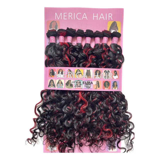 Cabelo Orgânico Cacheado Elma Novo 8telas/pct - Merica Hair