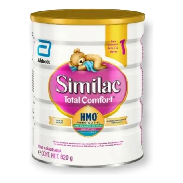 Leche de fórmula en polvo Similac Total Comfort 1 De 0 a 12 Meses 820grs