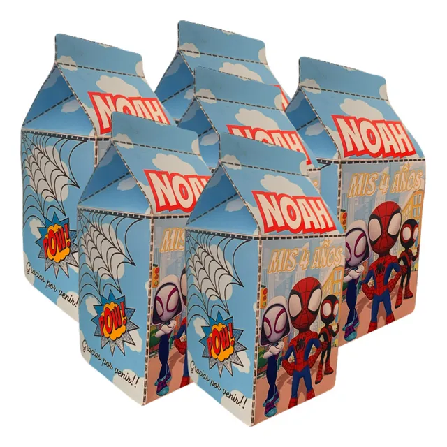 Cajitas Milk Para Sorpresas Personalizadas