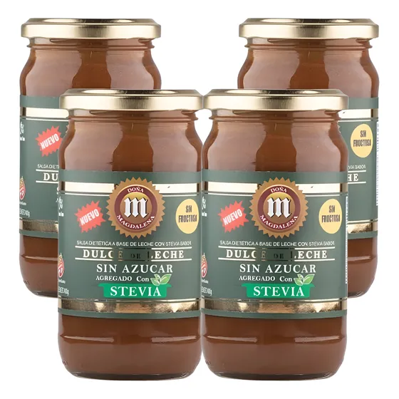 Dulce De Leche Sin Fructuosa Doña Magdalena 4 Unidades