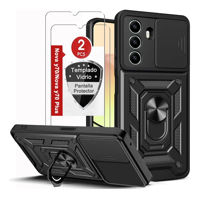 Funda Para Huawei Nova Y70 4g Con Uso Rudo Case + 2micas