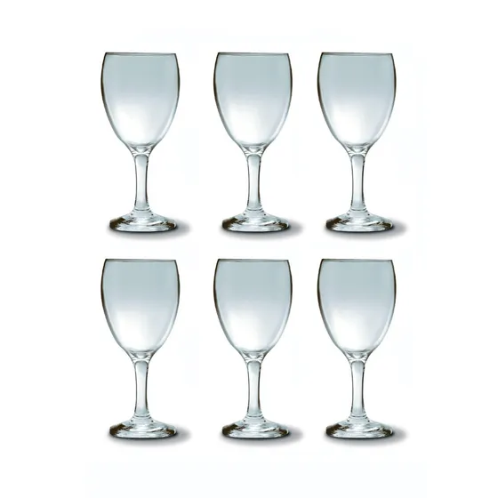 Copa de vino tinto Windsor, vasos de vidrio Nadir de 300 ml, 6 unidades