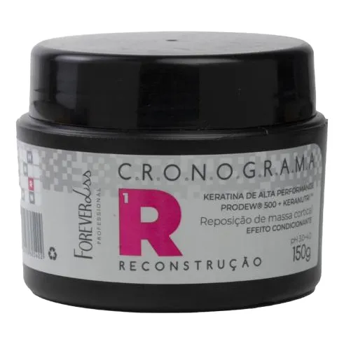 Forever Liss Cronograma Capilar Mascara De Reconstrucao 150g