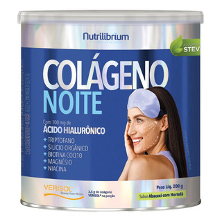 Colågeno Noite Triptofano Magnésio Niacina 200g Nutrilibrium Sabor Abacaxi Com Hortelã Colågeno Noite Triptofano Magnésio Niacina 200g Nutrilibrium Sabor Abacaxi Com Hortelã