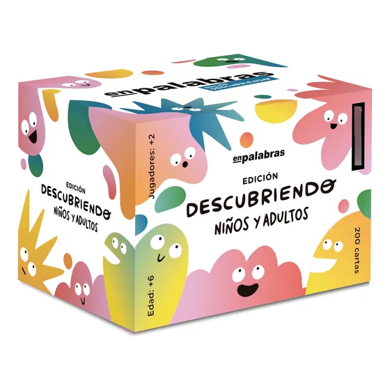 Juego De Cartas Descubriendo En Palabras para Niños Y Adultos