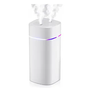 Umidificador De Ar Premium 600ml Ultrassônico Bico Duplo Branco 127/220v