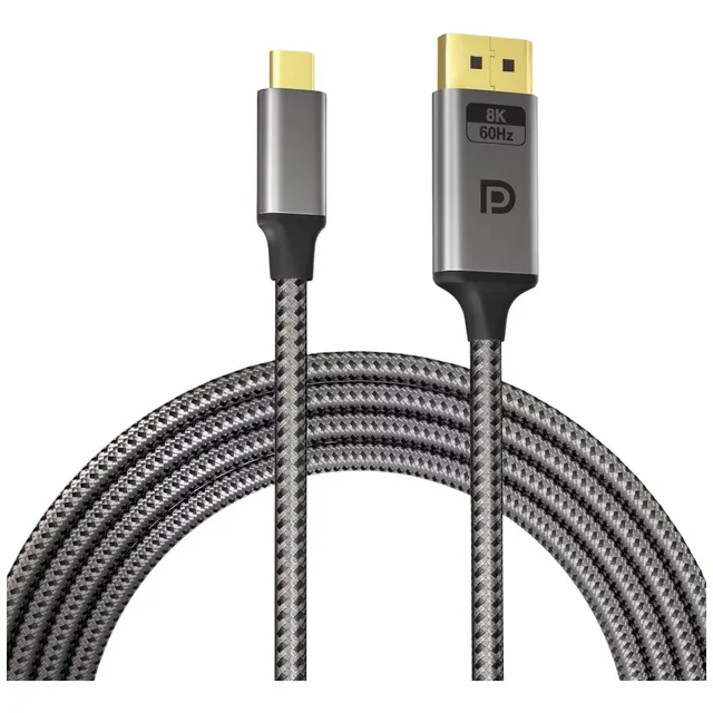 Adaptador Cable Usb C 3.1 A Display Port 8k 60hz Thunderbolt