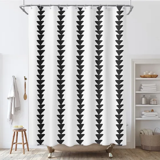 Punkray Cortina Ducha Extra Larga Para Baño 84  Largo Tela