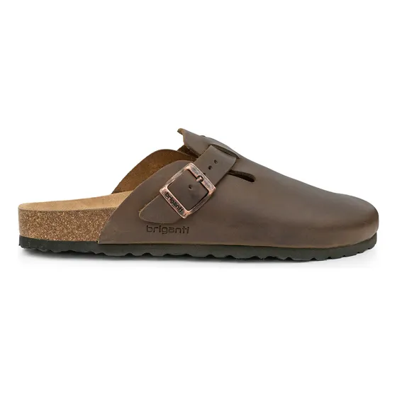 Zueco Hombre Cuero Sandalia Birk Chinela Ojota Moda Briganti